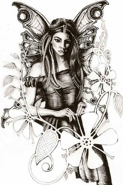 Fairy Drawing coloring page - Download, Print or Color Online for Free